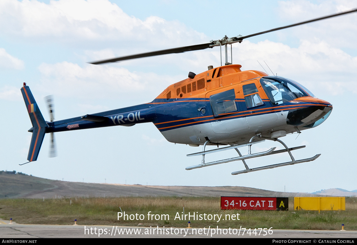 Aircraft Photo of YR-OIL | Bell 206B JetRanger III | AirHistory.net #744756