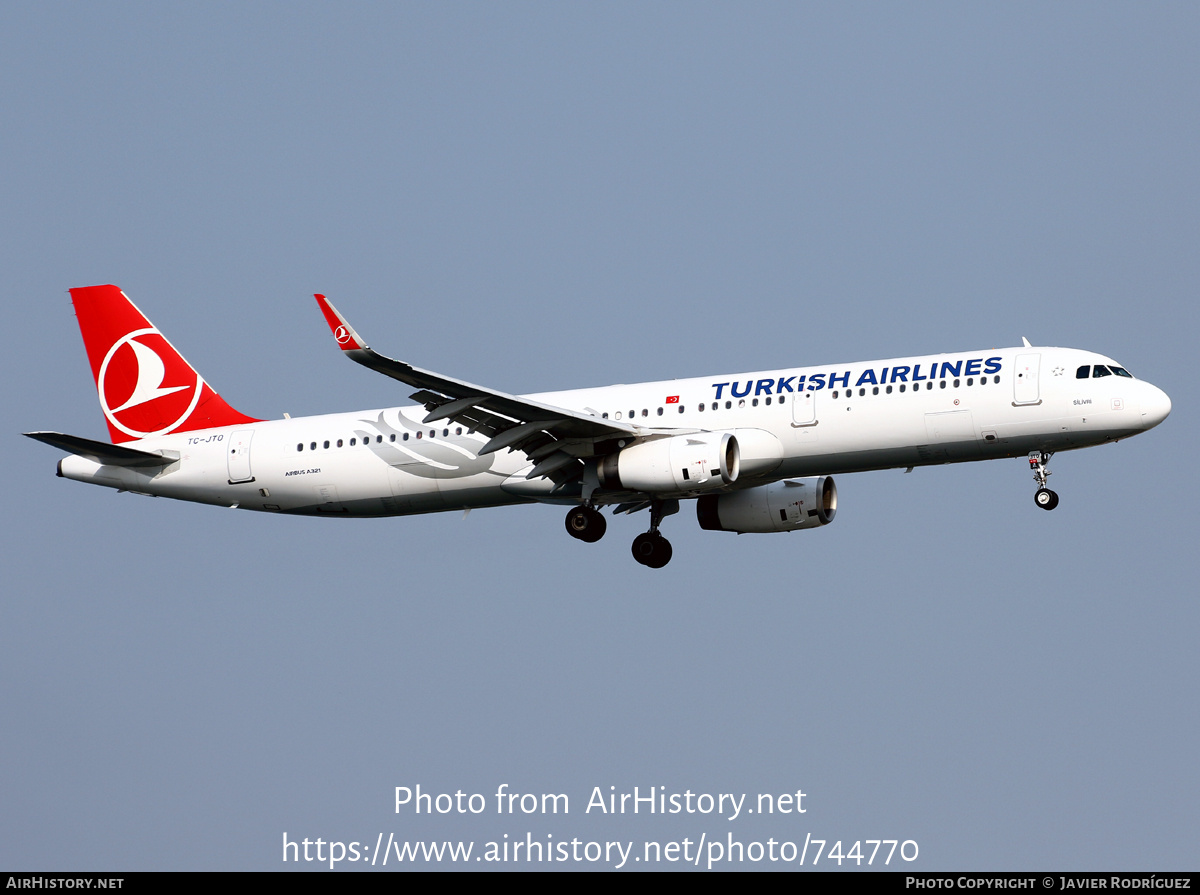 Aircraft Photo of TC-JTO | Airbus A321-231 | Turkish Airlines | AirHistory.net #744770