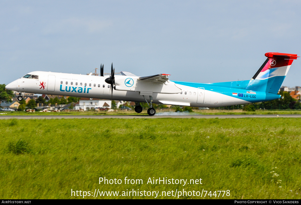 Aircraft Photo of LX-LGC | Bombardier DHC-8-402 Dash 8 | Luxair | AirHistory.net #744778