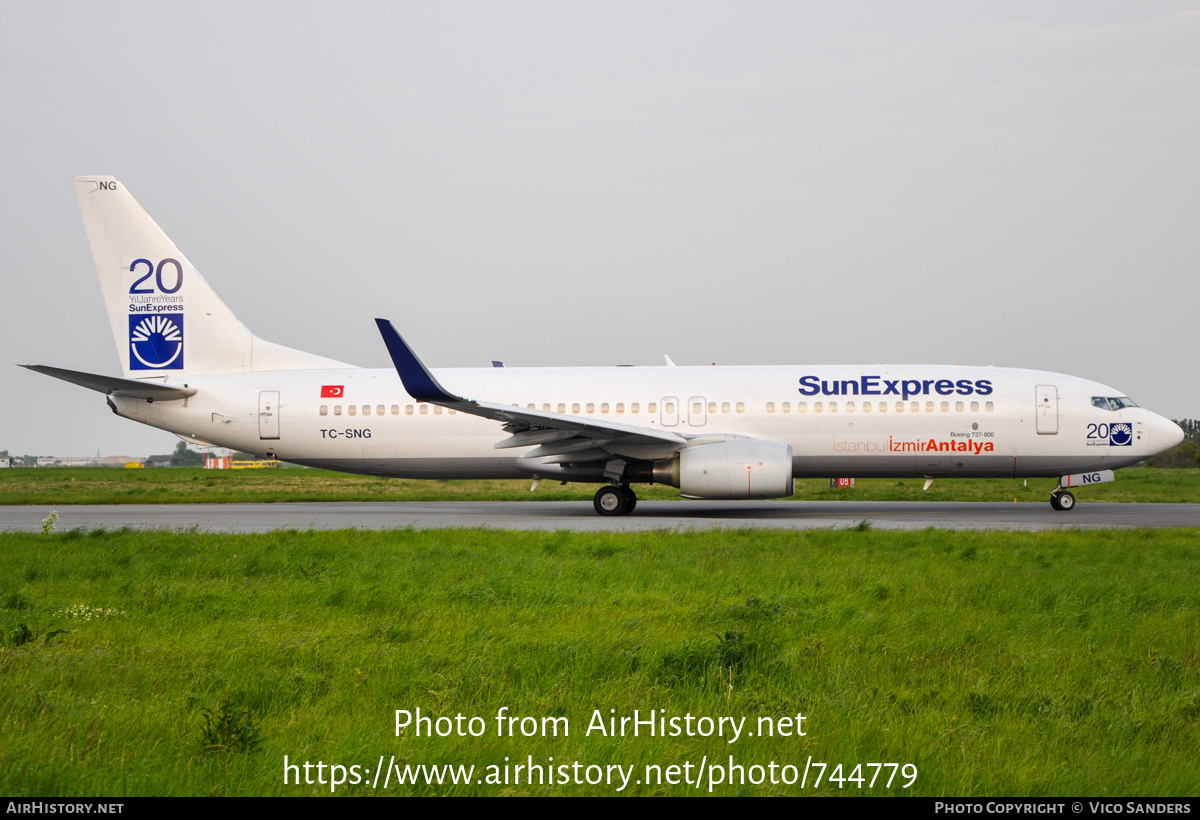 Aircraft Photo of TC-SNG | Boeing 737-8HC | SunExpress | AirHistory.net #744779