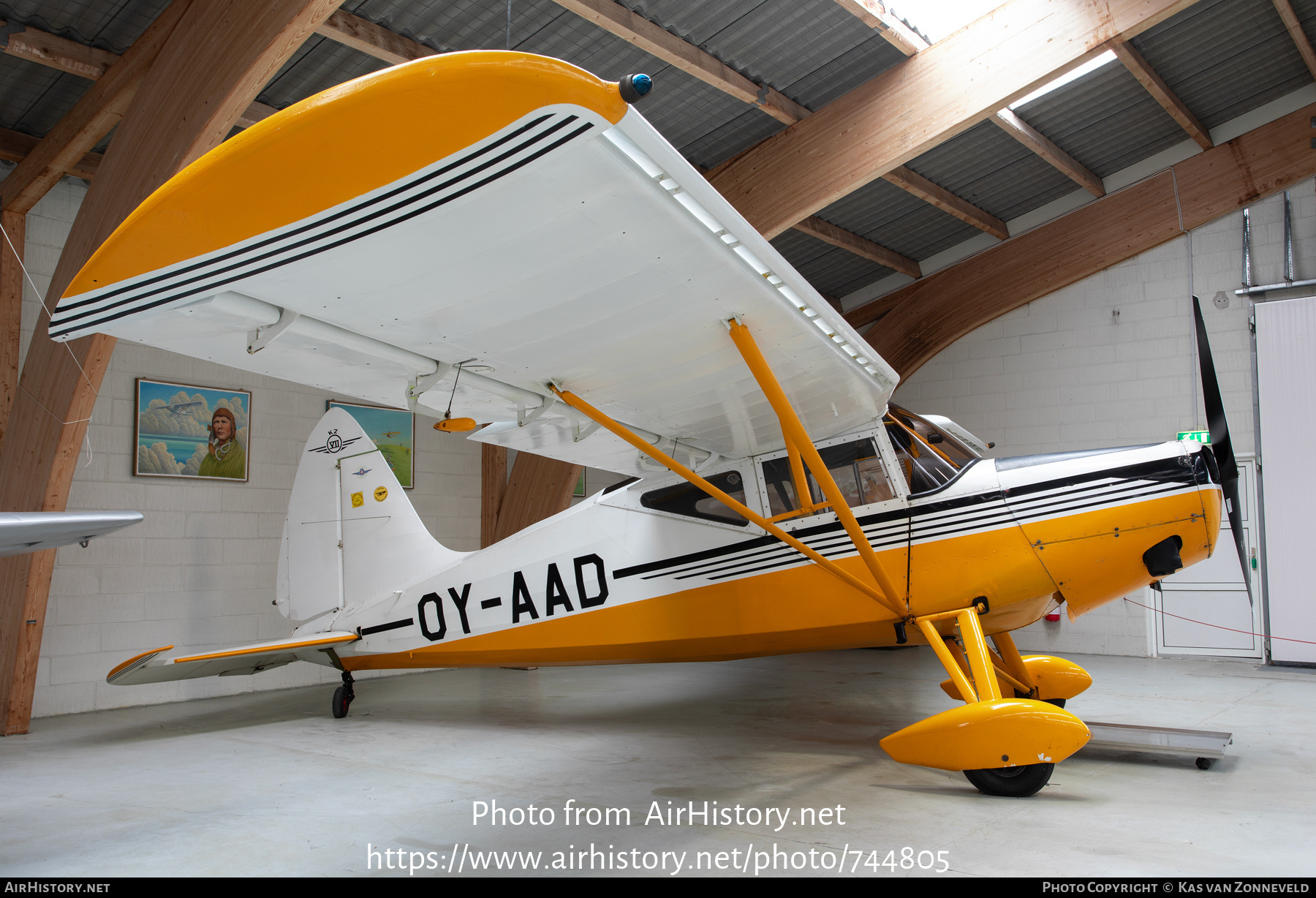 Aircraft Photo of OY-AAD | SAI KZ VII U-4 Laerke | AirHistory.net #744805