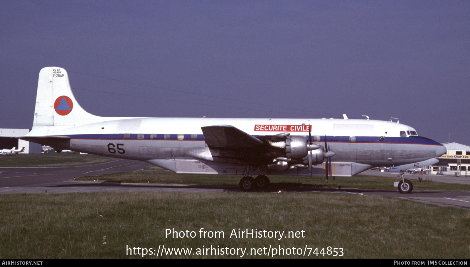 Aircraft Photo of F-ZBAP | Douglas DC-6B | Sécurité Civile | AirHistory.net #744853