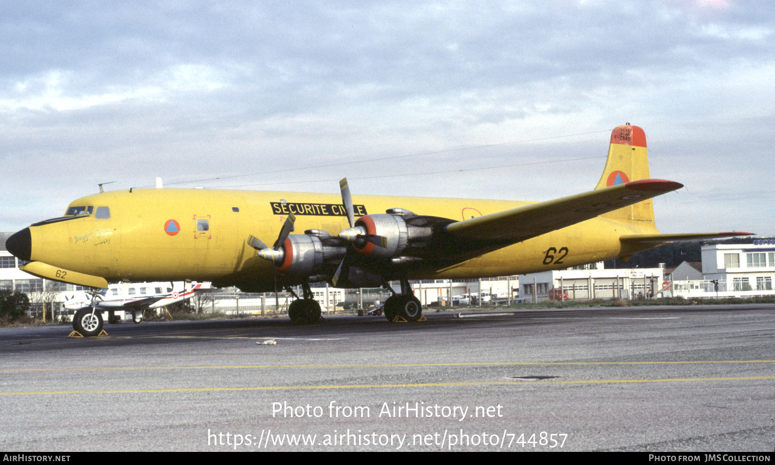 Aircraft Photo of F-ZBAD | Douglas DC-6B | Sécurité Civile | AirHistory.net #744857