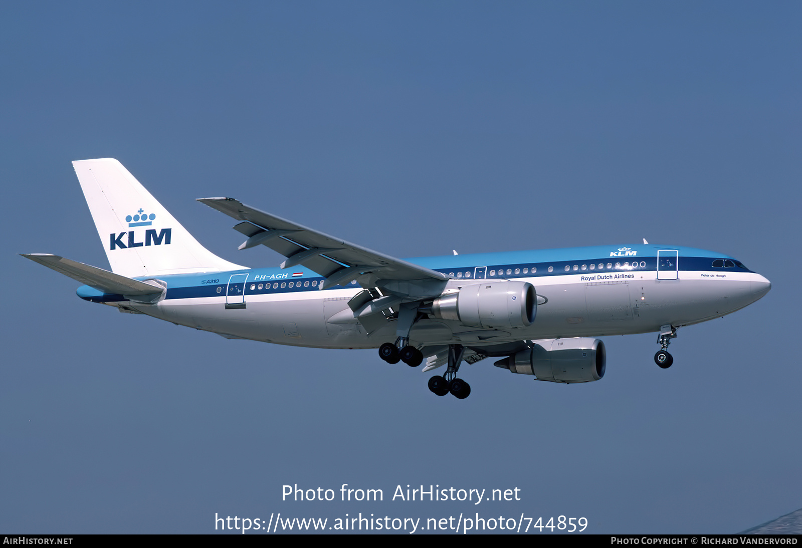 Aircraft Photo of PH-AGH | Airbus A310-203 | KLM - Royal Dutch Airlines | AirHistory.net #744859