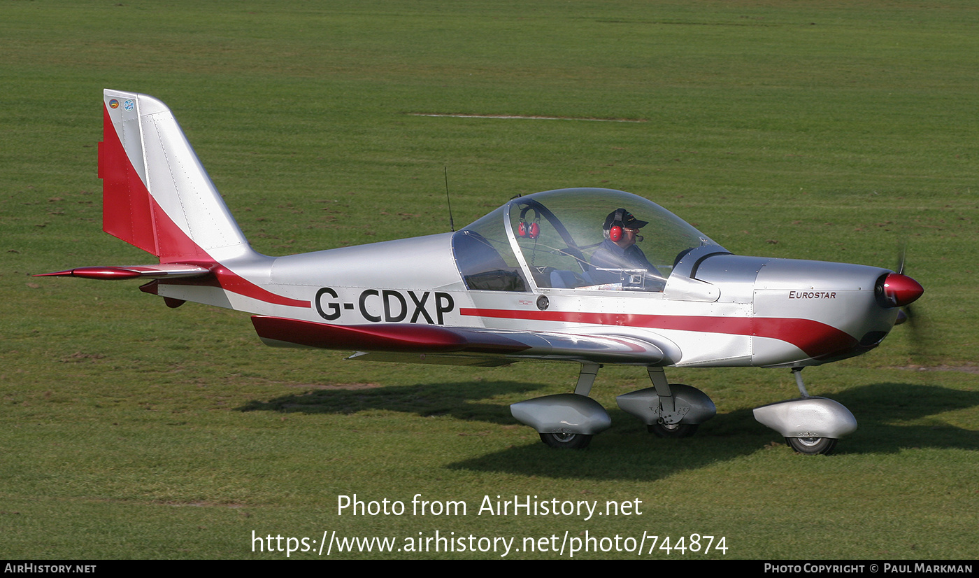 Aircraft Photo of G-CDXP | Evektor-Aerotechnik EV-97 Eurostar | AirHistory.net #744874