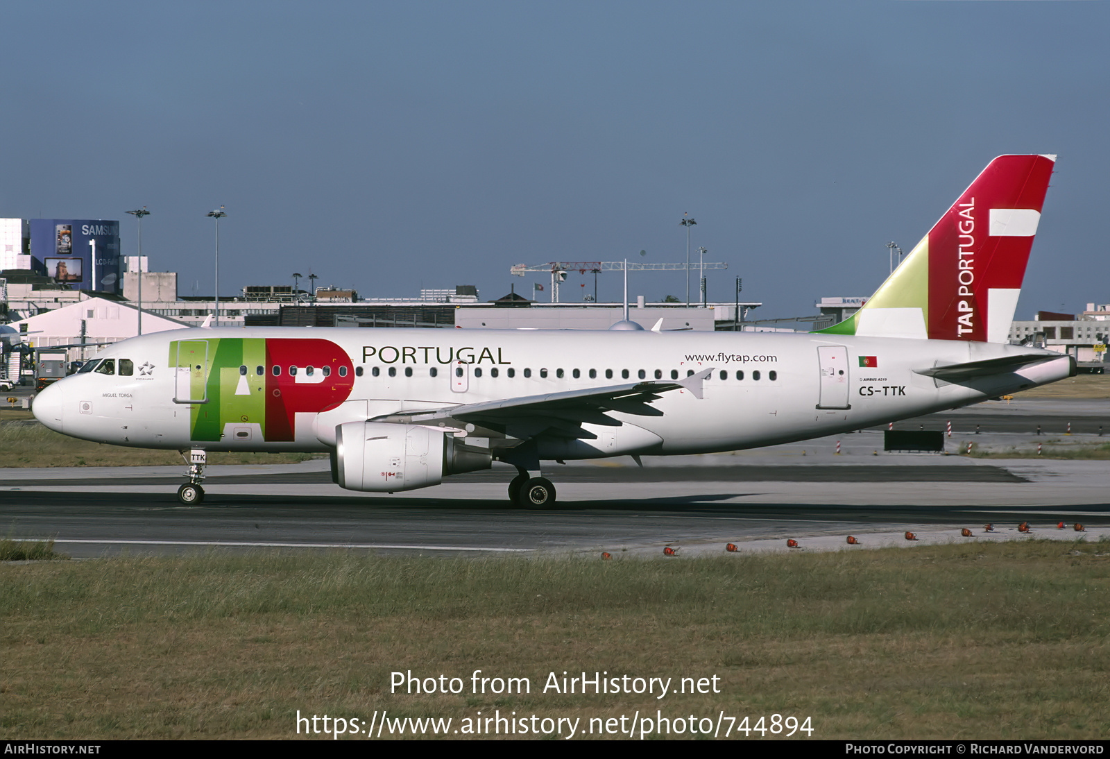 Aircraft Photo of CS-TTK | Airbus A319-111 | TAP Portugal | AirHistory.net #744894