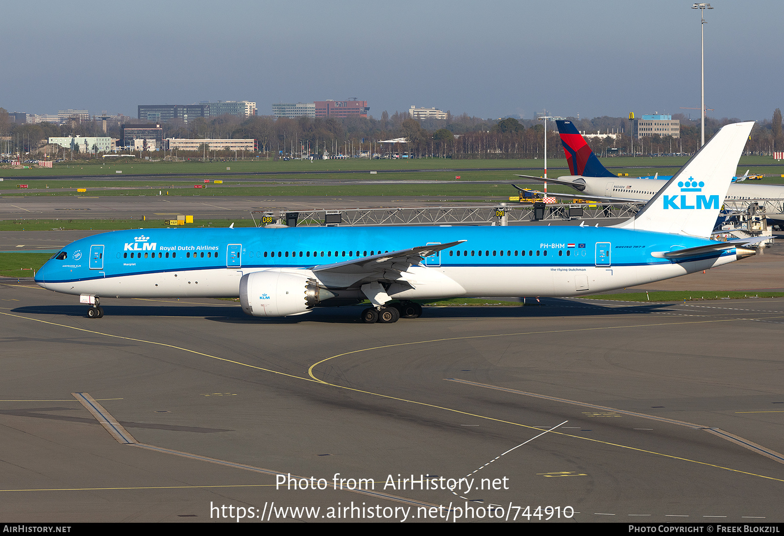 Aircraft Photo of PH-BHM | Boeing 787-9 Dreamliner | KLM - Royal Dutch Airlines | AirHistory.net #744910