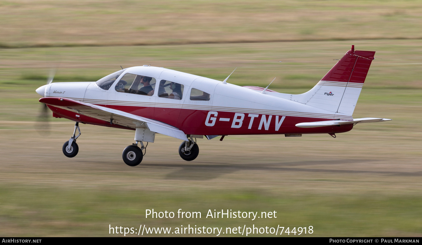 Aircraft Photo of G-BTNV | Piper PA-28-161 Cherokee Warrior II | AirHistory.net #744918