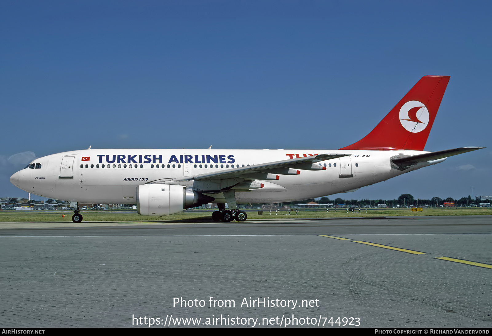 Aircraft Photo of TC-JCM | Airbus A310-203 | Turkish Airlines | AirHistory.net #744923