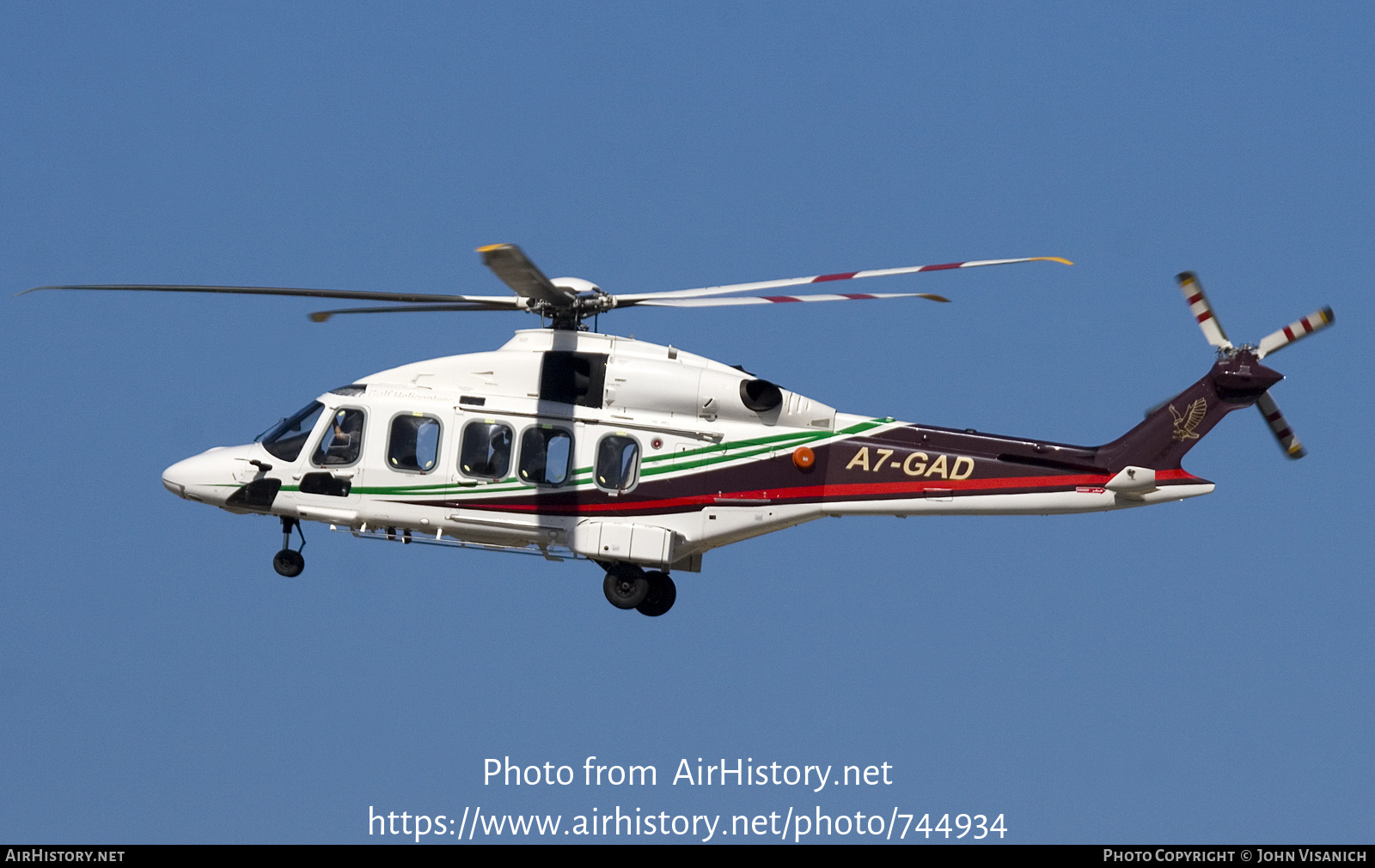 Aircraft Photo of A7-GAD | AgustaWestland AW-189 | Gulf Helicopters | AirHistory.net #744934