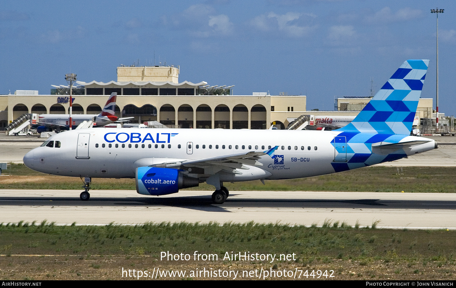 Aircraft Photo of 5B-DCU | Airbus A319-112 | Cobalt Air | AirHistory.net #744942