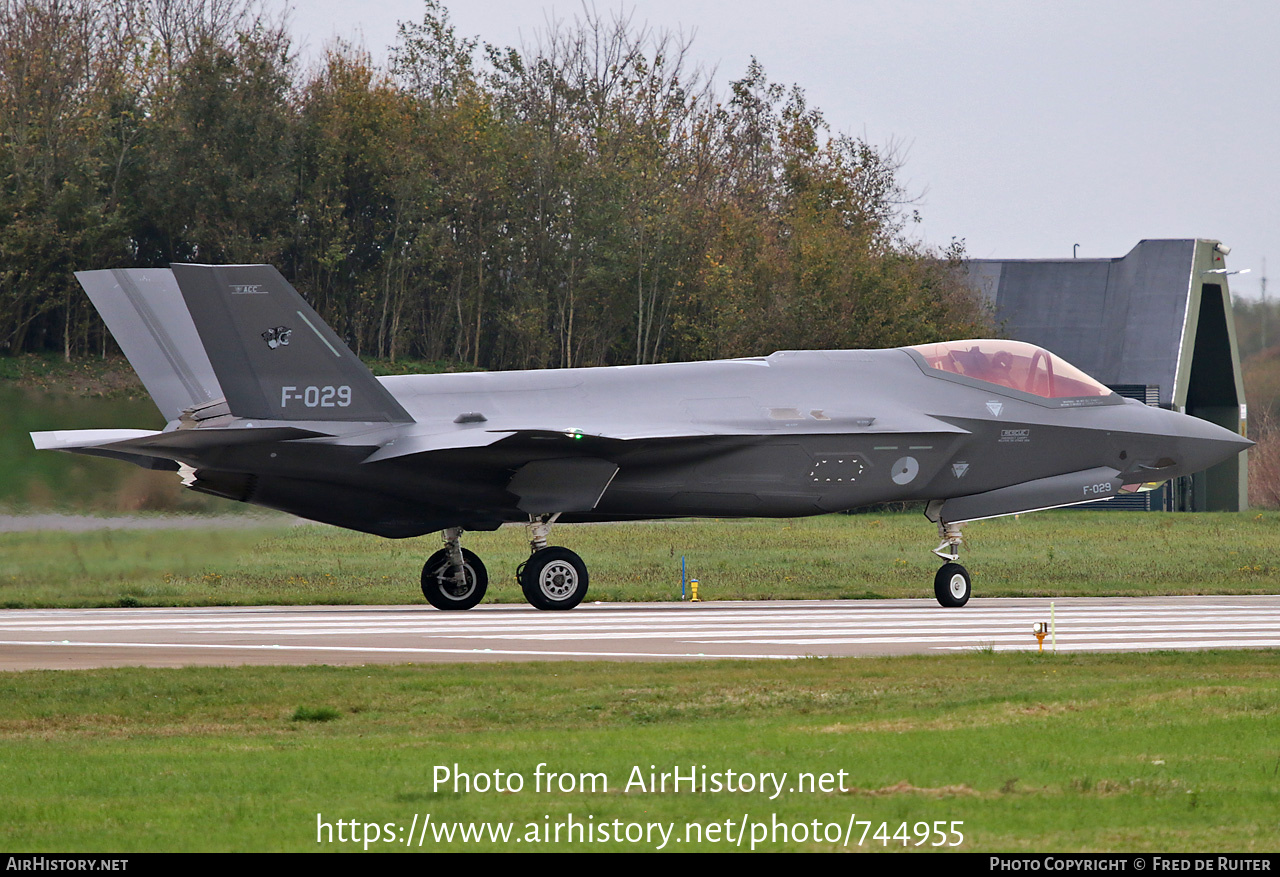 Aircraft Photo of F-029 | Lockheed Martin F-35A Lightning II | Netherlands - Air Force | AirHistory.net #744955