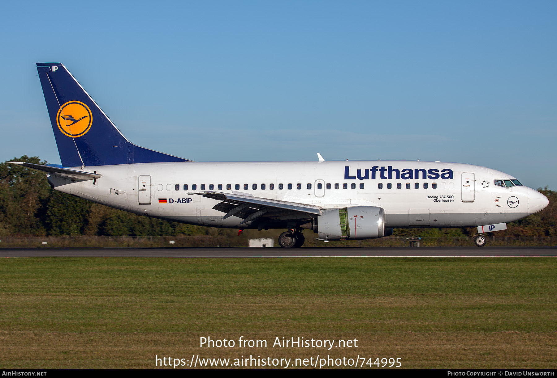 Aircraft Photo of D-ABIP | Boeing 737-530 | Lufthansa | AirHistory.net #744995