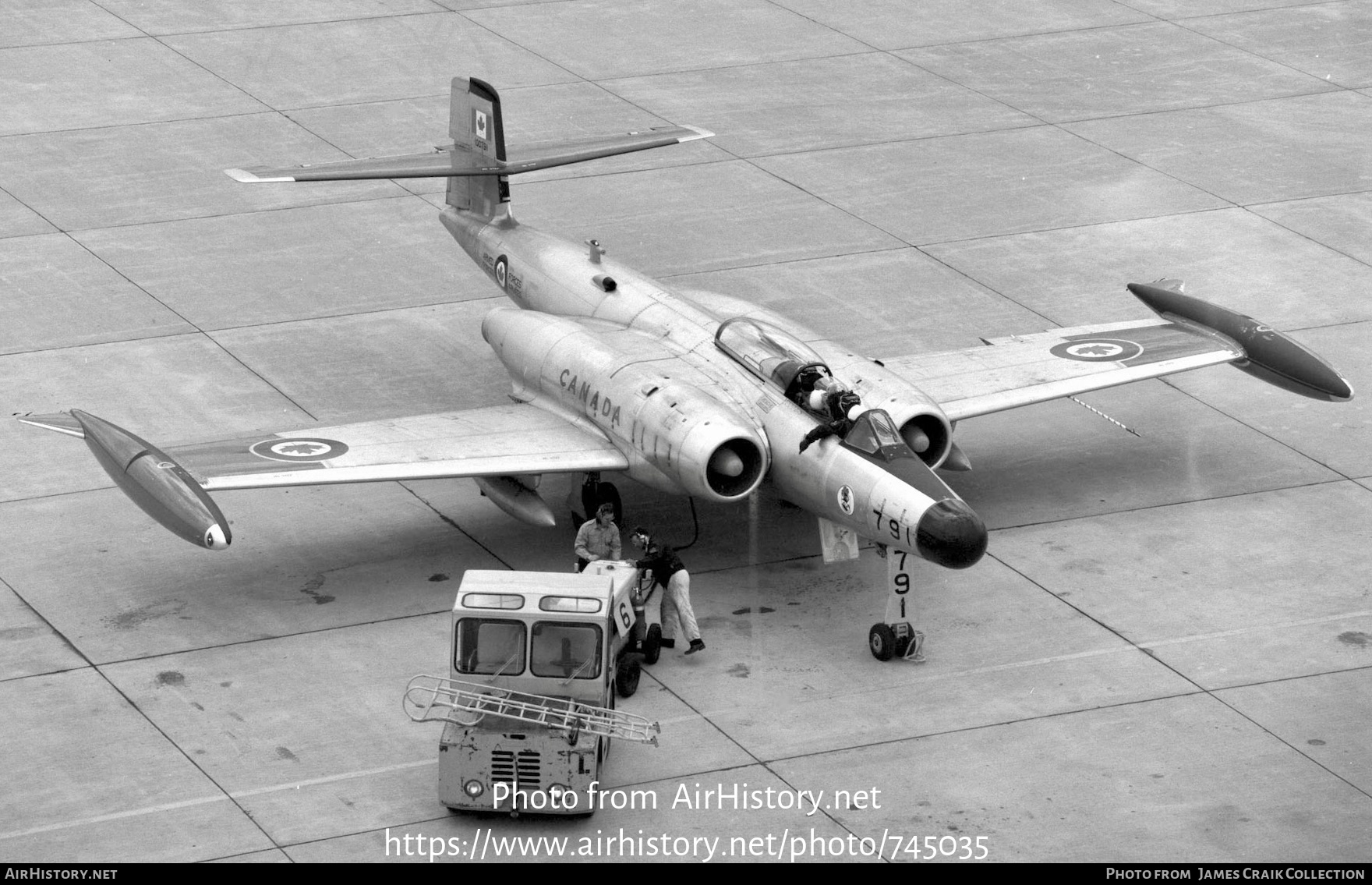 Aircraft Photo of 100791 | Avro Canada CF-100 Canuck Mk.5 | Canada - Air Force | AirHistory.net #745035