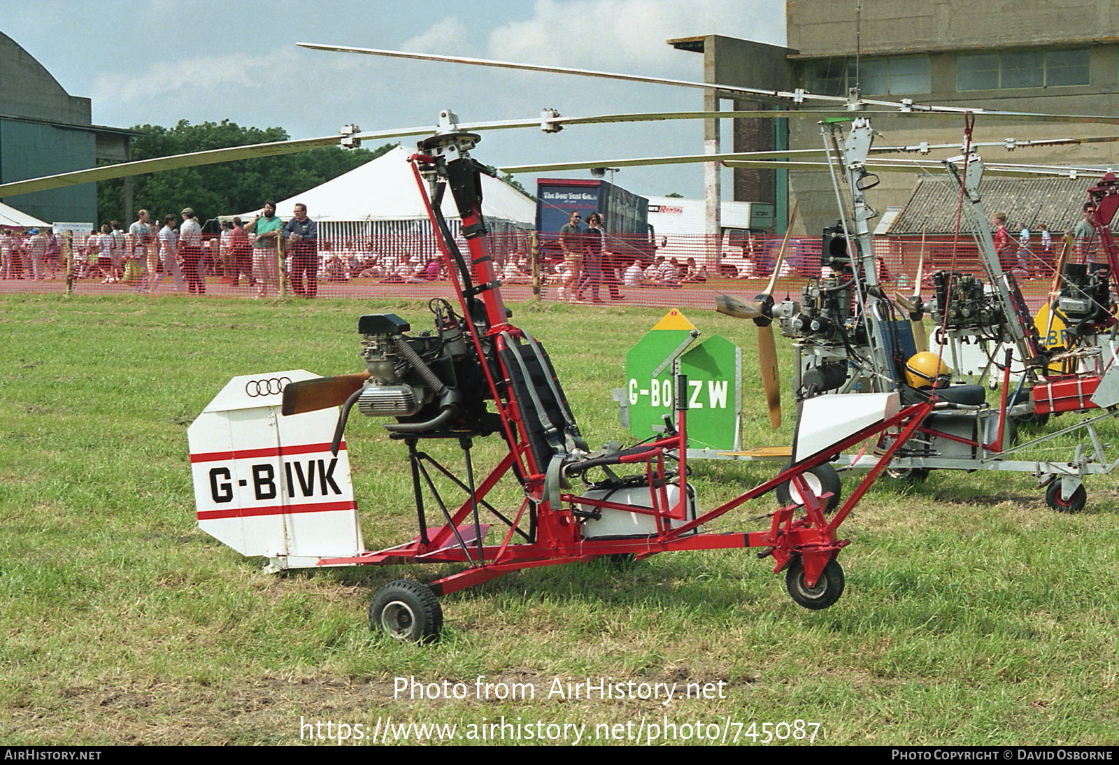 Aircraft Photo of G-BIVK | Bensen B-8M Gyrocopter | AirHistory.net #745087