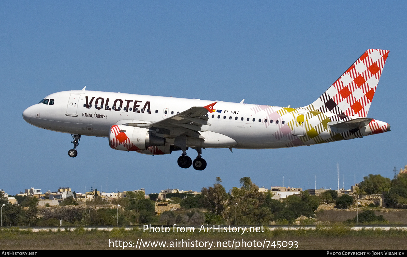 Aircraft Photo of EI-FMV | Airbus A319-111 | Volotea | AirHistory.net #745093