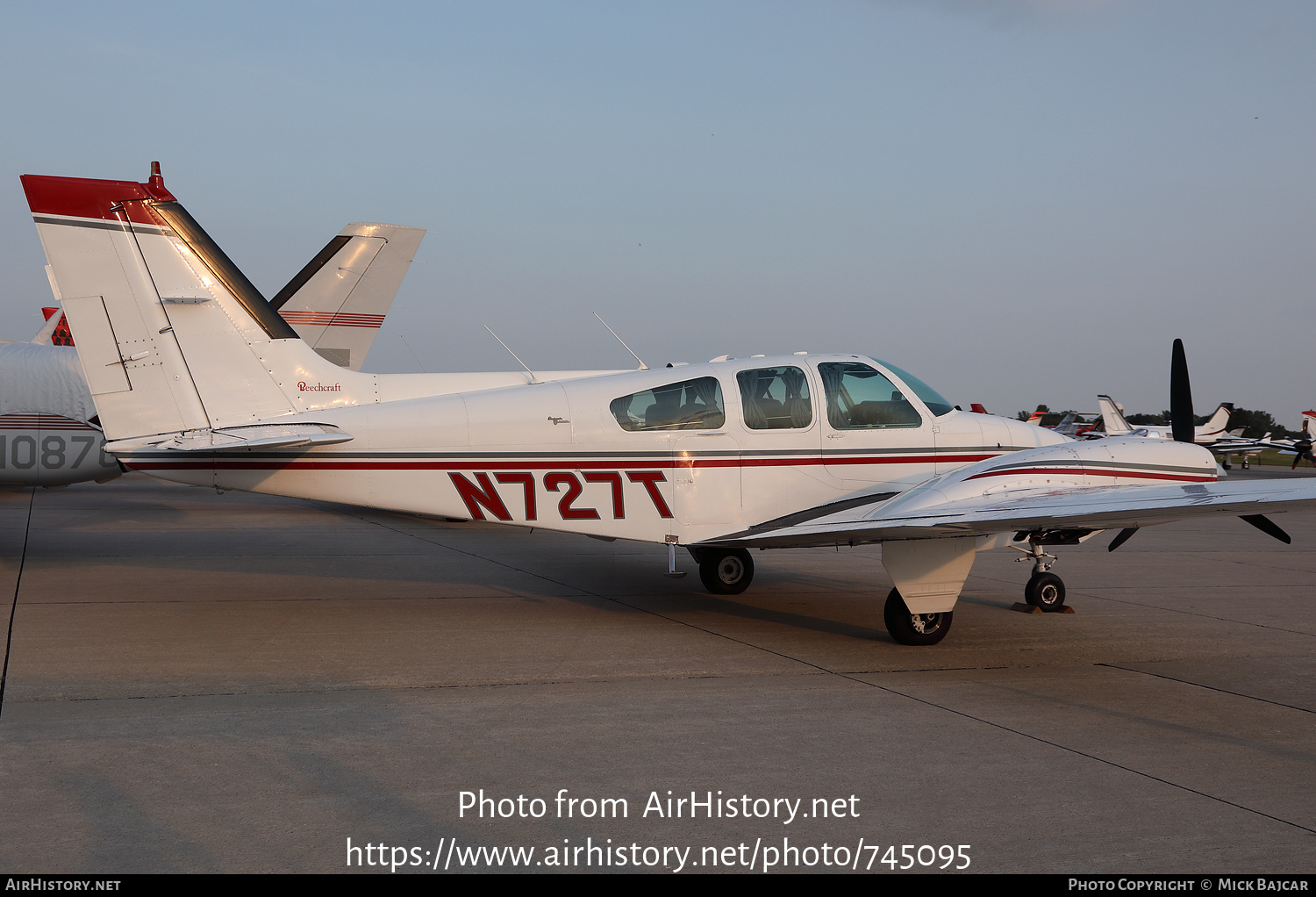 Aircraft Photo of N727T | Beech B55 Baron (95-B55) | AirHistory.net #745095