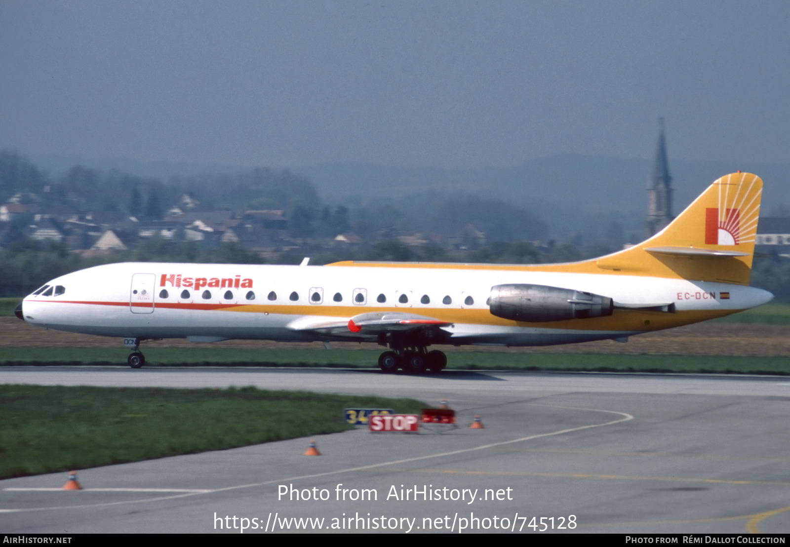 Aircraft Photo of EC-DCN | Sud SE-210 Caravelle 10B1R | Hispania Líneas Aéreas | AirHistory.net #745128