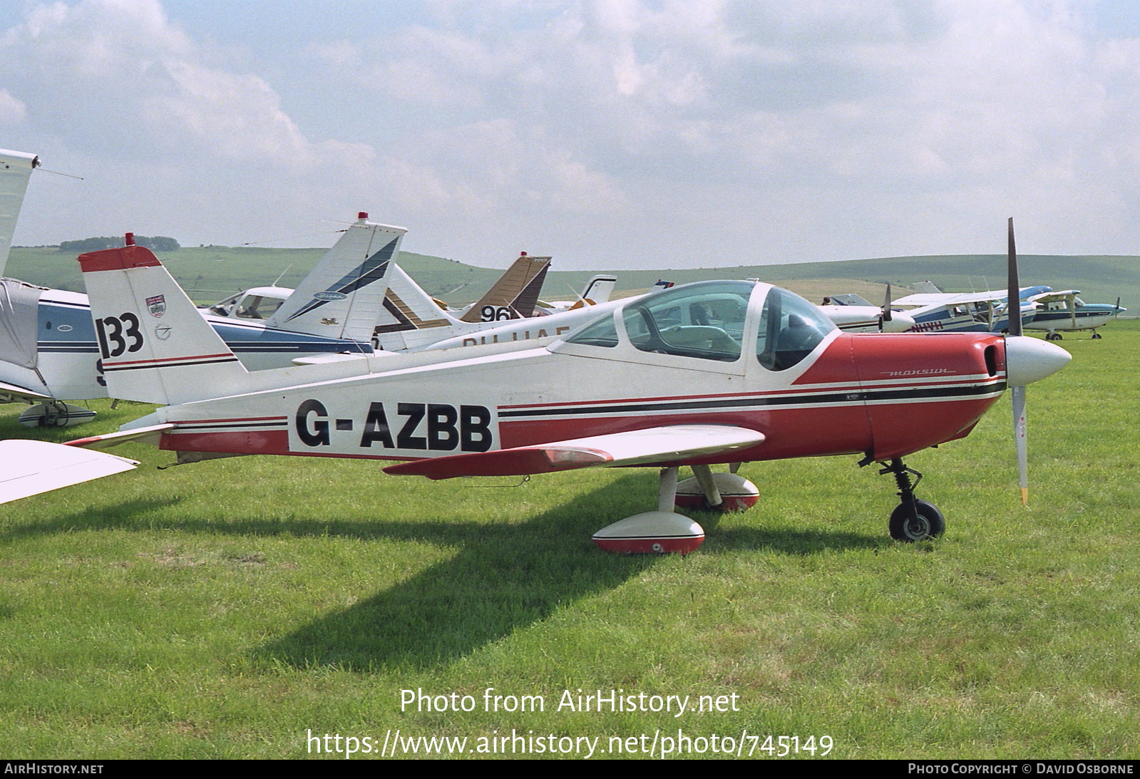 Aircraft Photo of G-AZBB | Bolkow BO-209 Monsun 160FV | AirHistory.net #745149