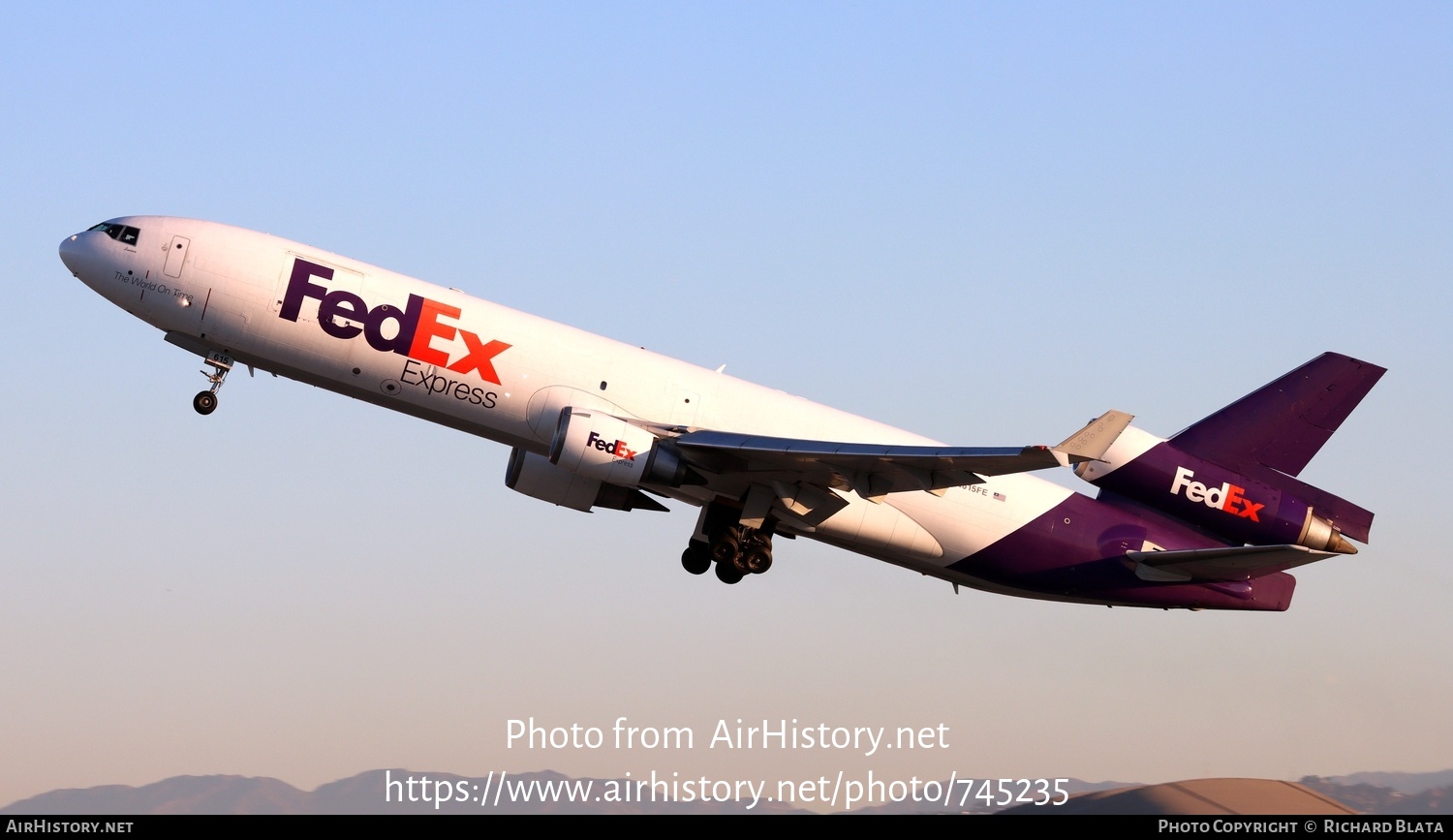 Aircraft Photo of N615FE | McDonnell Douglas MD-11F | FedEx Express - Federal Express | AirHistory.net #745235