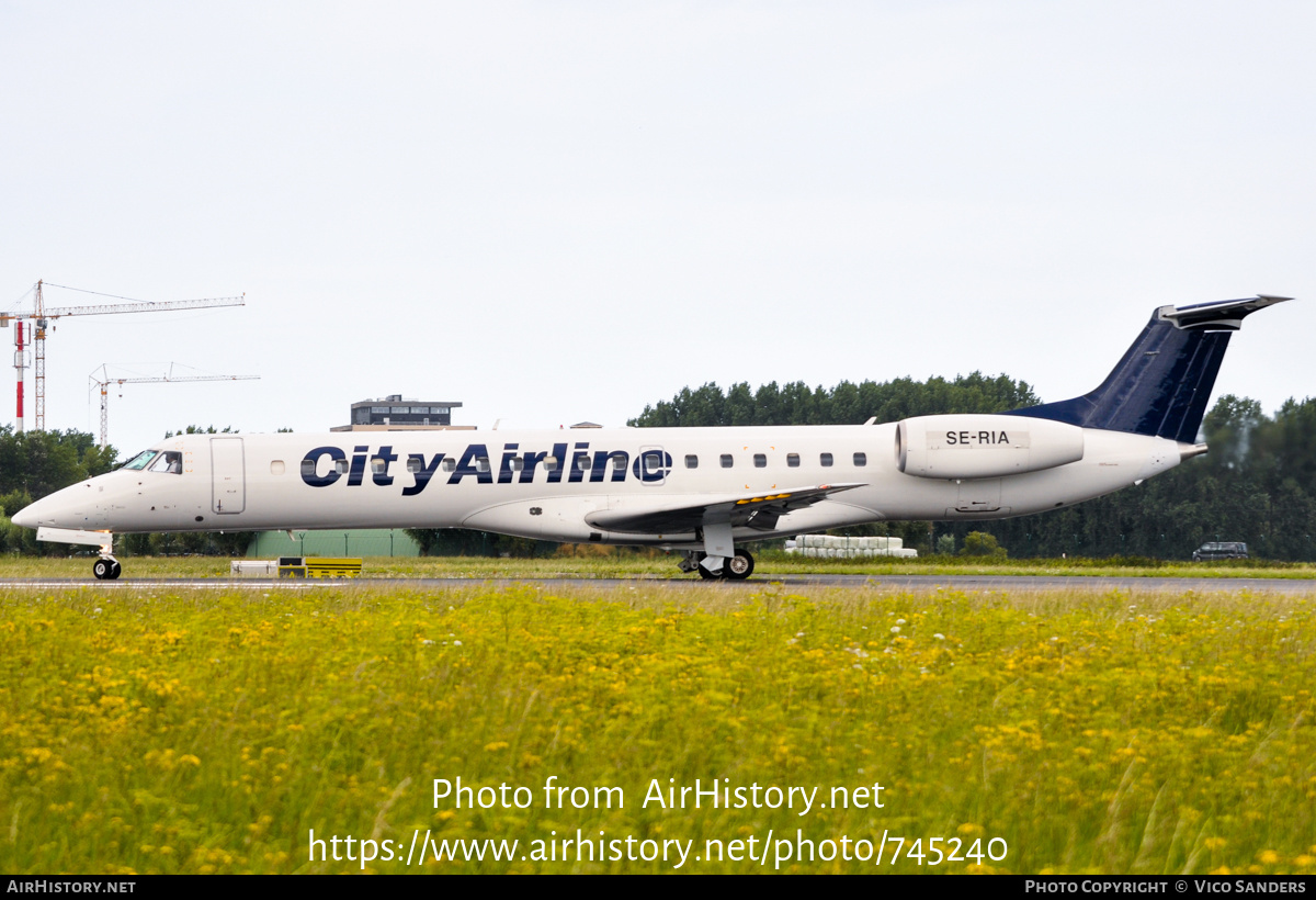 Aircraft Photo of SE-RIA | Embraer ERJ-145MP (EMB-145MP) | City Airline | AirHistory.net #745240