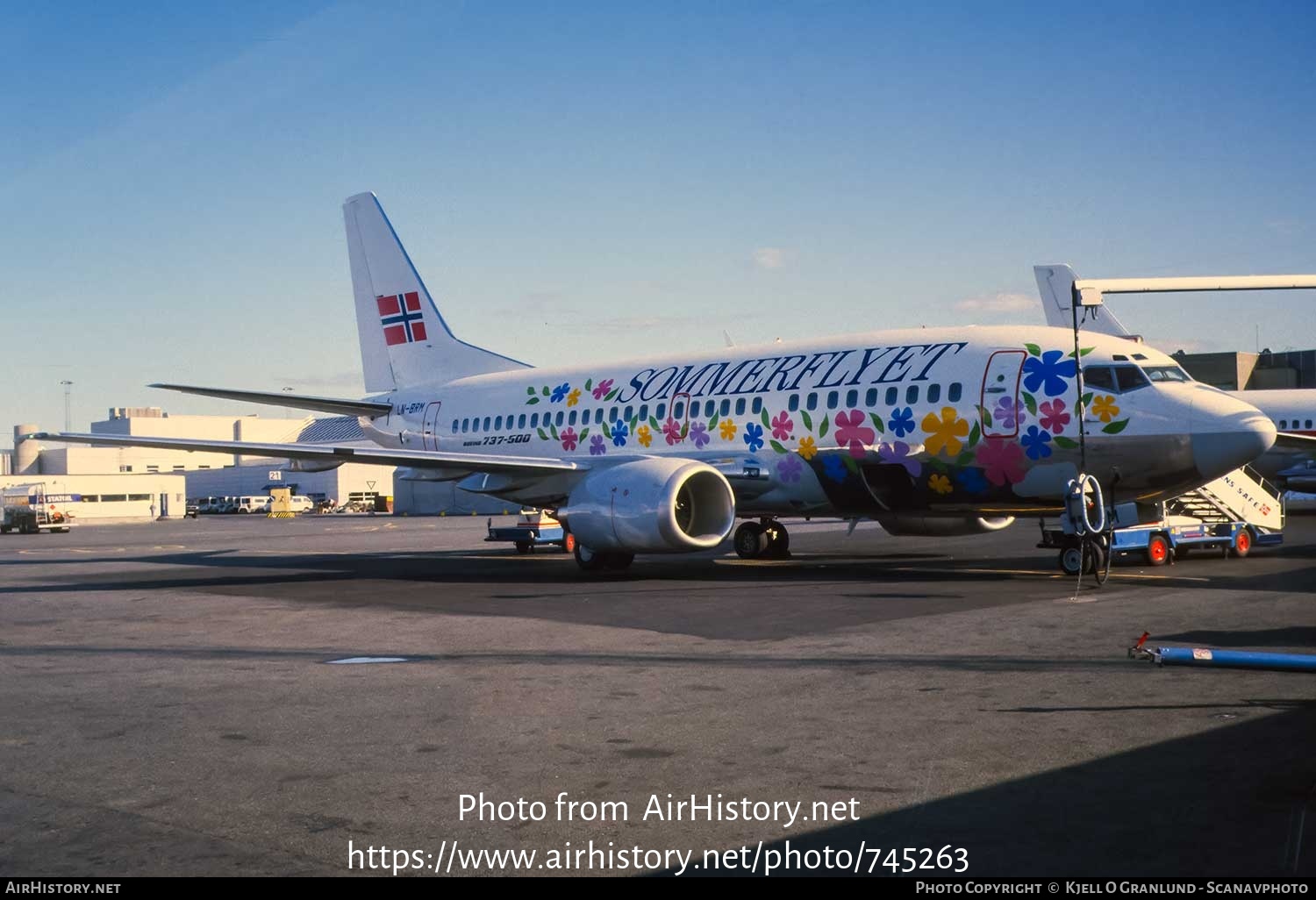 Aircraft Photo of LN-BRM | Boeing 737-505 | Braathens SAFE | AirHistory.net #745263