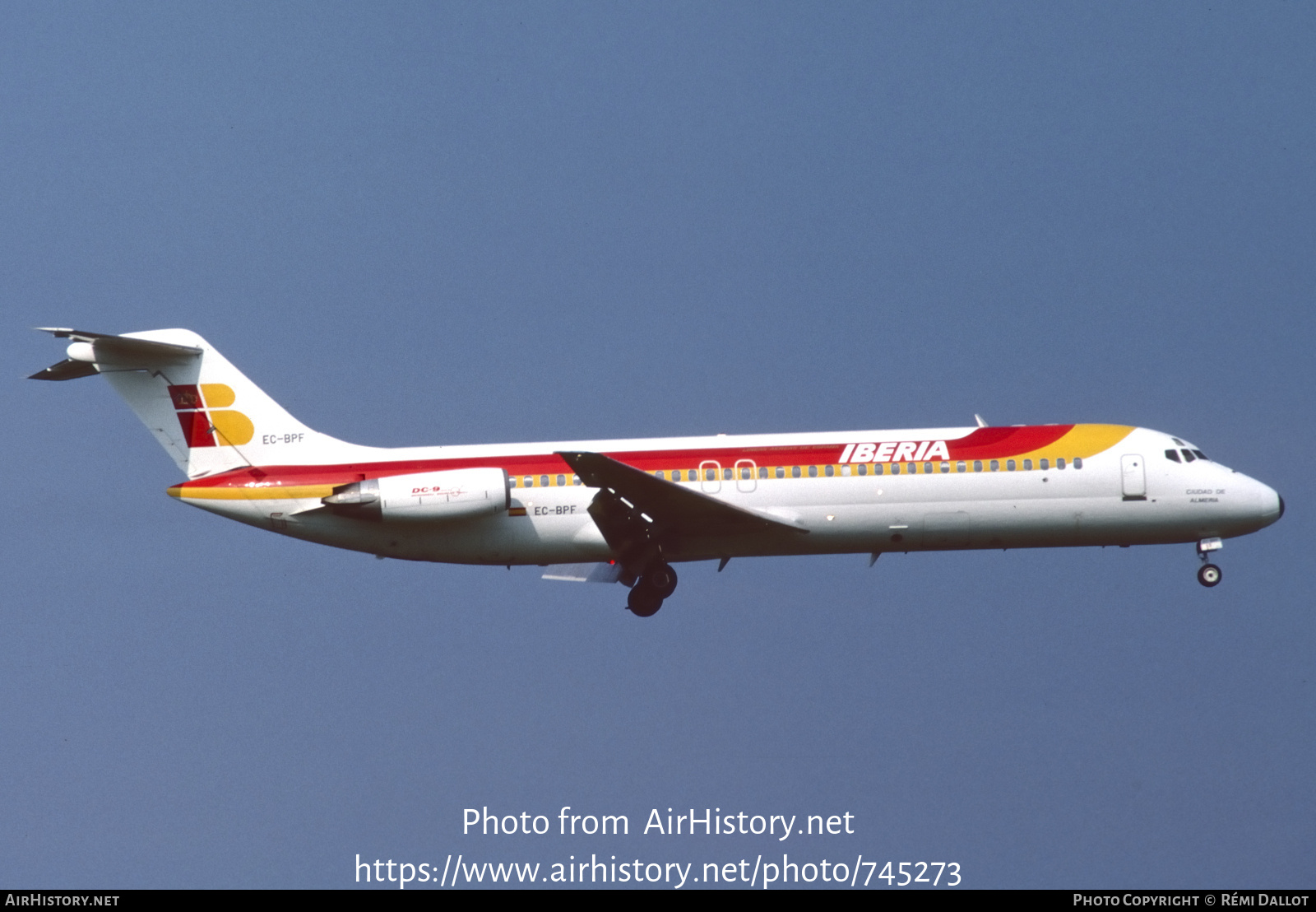 Aircraft Photo of EC-BPF | McDonnell Douglas DC-9-32 | Iberia | AirHistory.net #745273