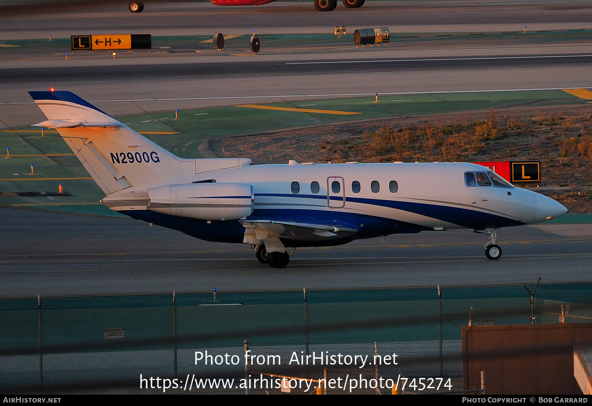 Aircraft Photo of N2900G | Raytheon Hawker 800XP | AirHistory.net #745274