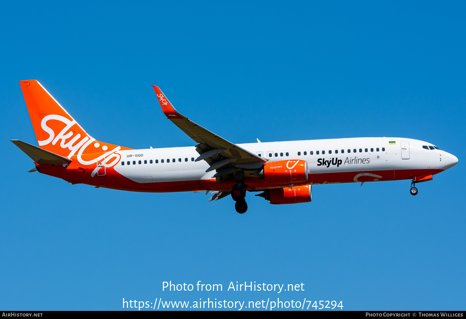 Aircraft Photo of UR-SQO | Boeing 737-82R | SkyUp Airlines | AirHistory.net #745294