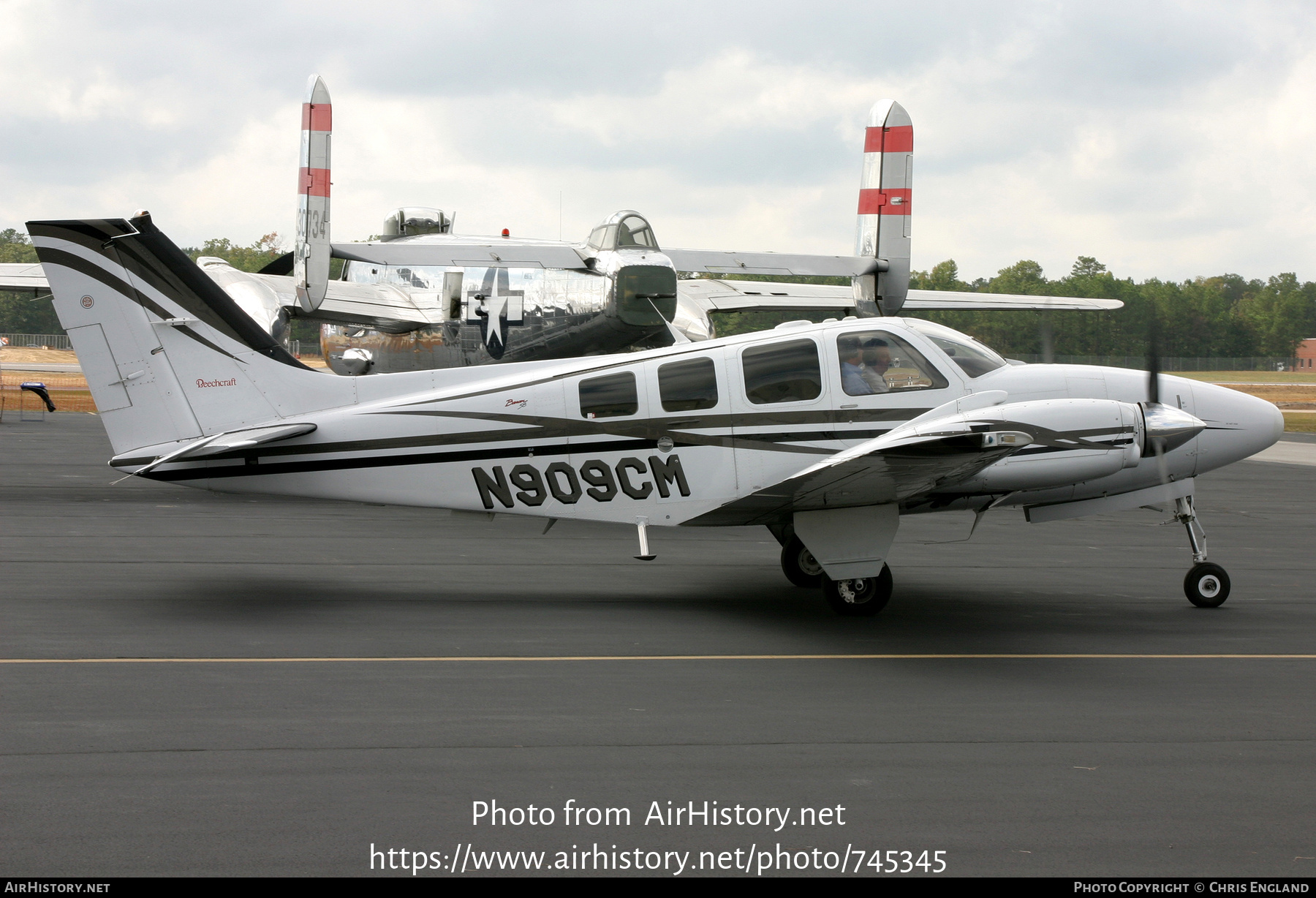 Aircraft Photo of N909CM | Raytheon 58 Baron | AirHistory.net #745345