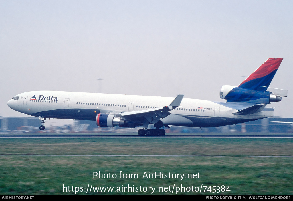 Aircraft Photo of N813DE | McDonnell Douglas MD-11 | Delta Air Lines | AirHistory.net #745384