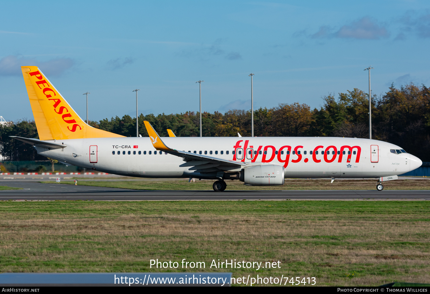 Aircraft Photo of TC-CRA | Boeing 737-8H6 | Pegasus Airlines | AirHistory.net #745413