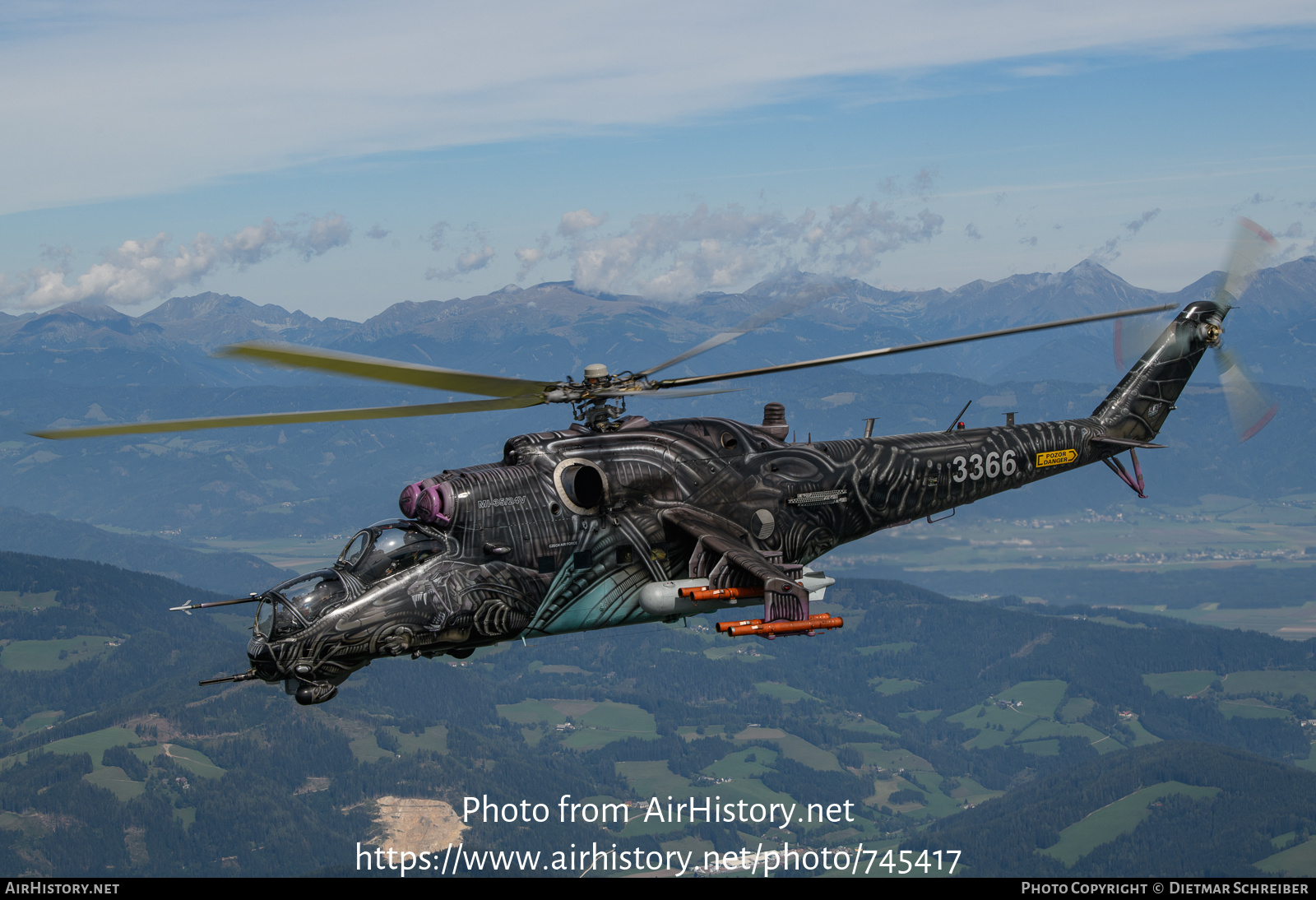 Aircraft Photo of 3366 | Mil Mi-35 | Czechia - Air Force | AirHistory.net #745417