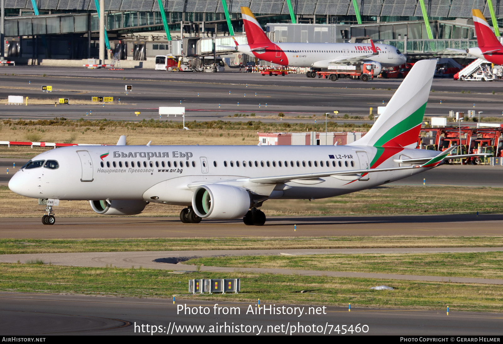 Aircraft Photo of LZ-PAR | Airbus A220-371 (BD-500-1A11) | Bulgaria Air | AirHistory.net #745460