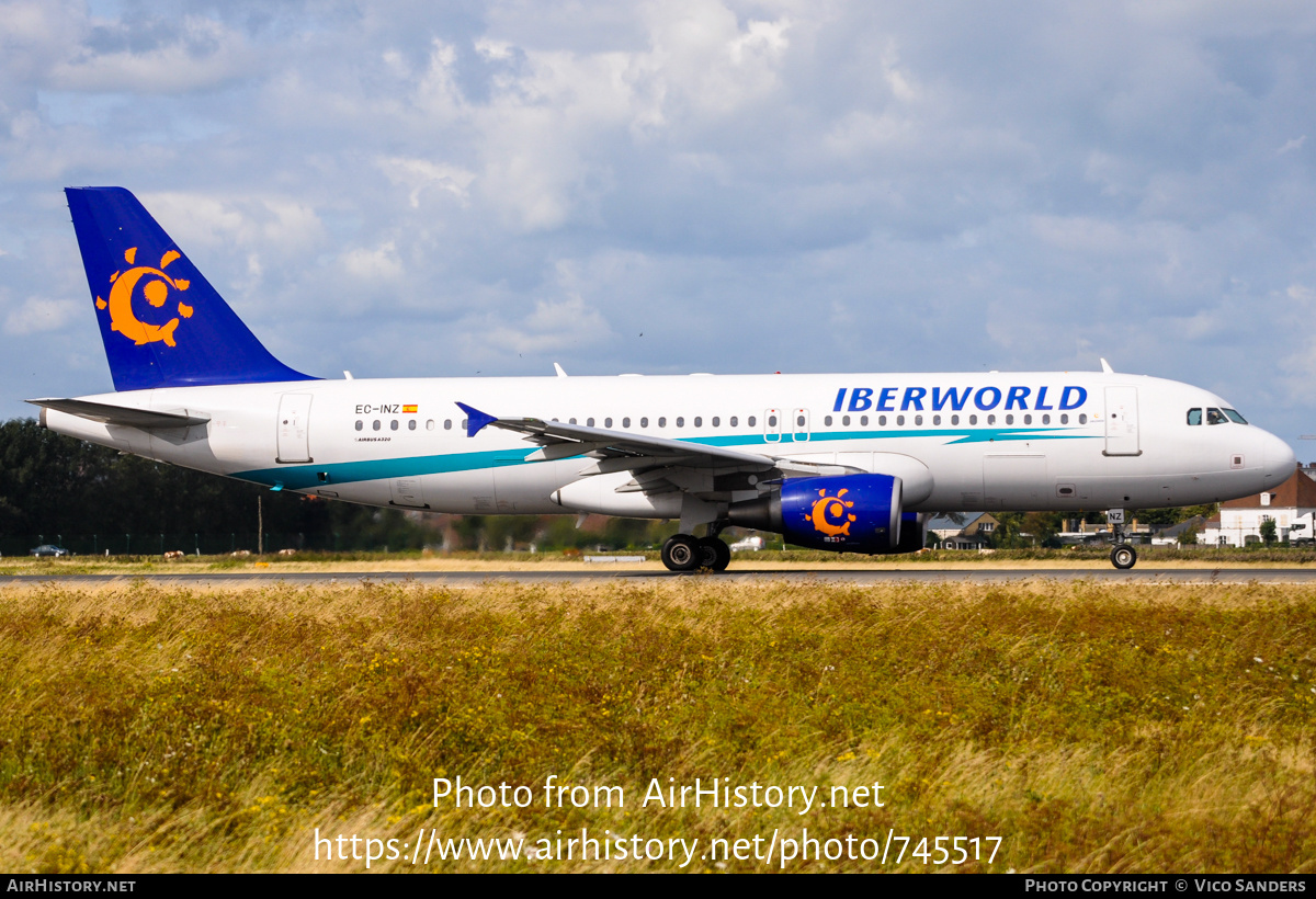 Aircraft Photo of EC-INZ | Airbus A320-214 | Iberworld Airlines | AirHistory.net #745517