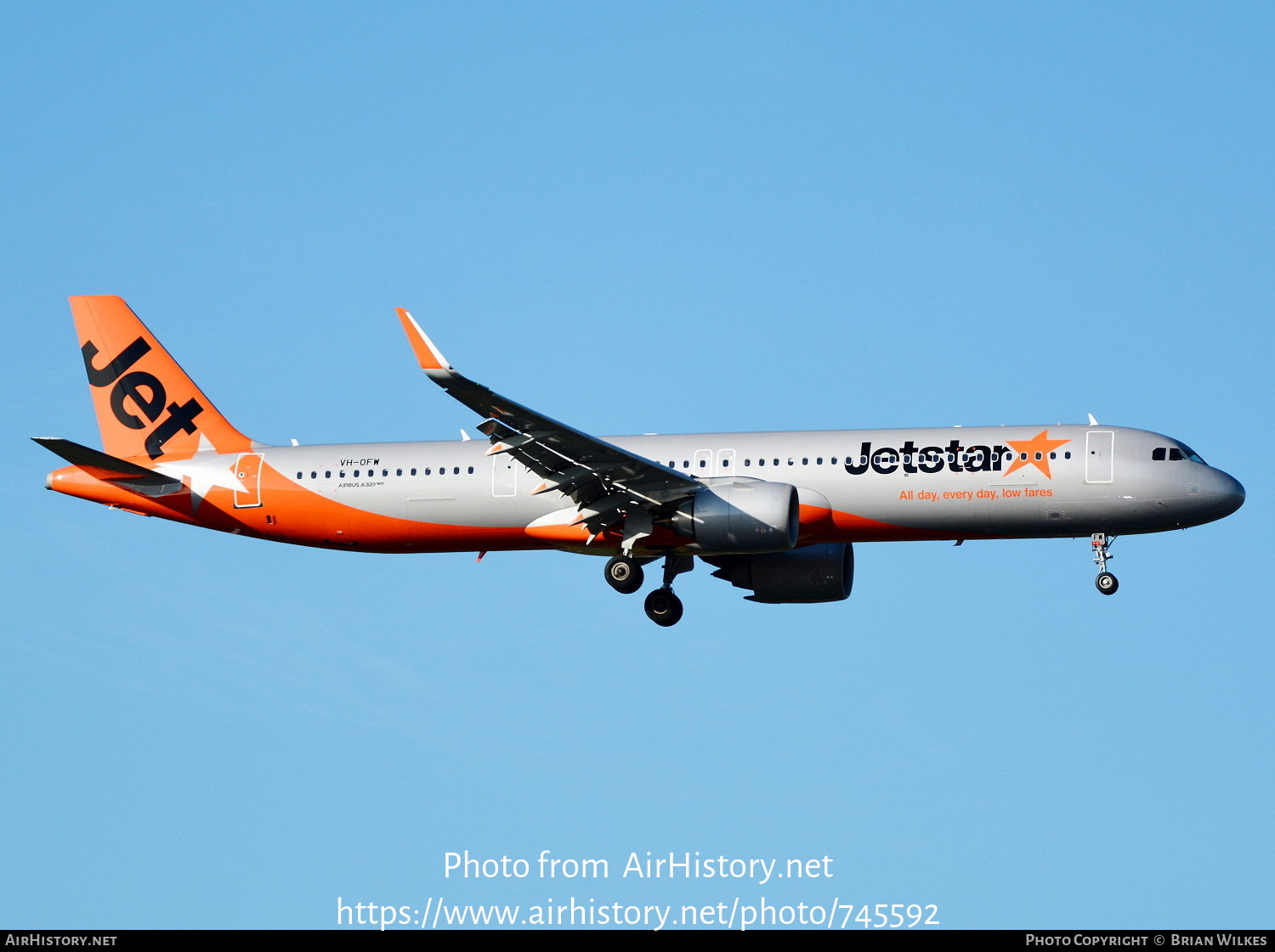 Aircraft Photo of VH-OFW | Airbus A321-251NX | Jetstar Airways | AirHistory.net #745592