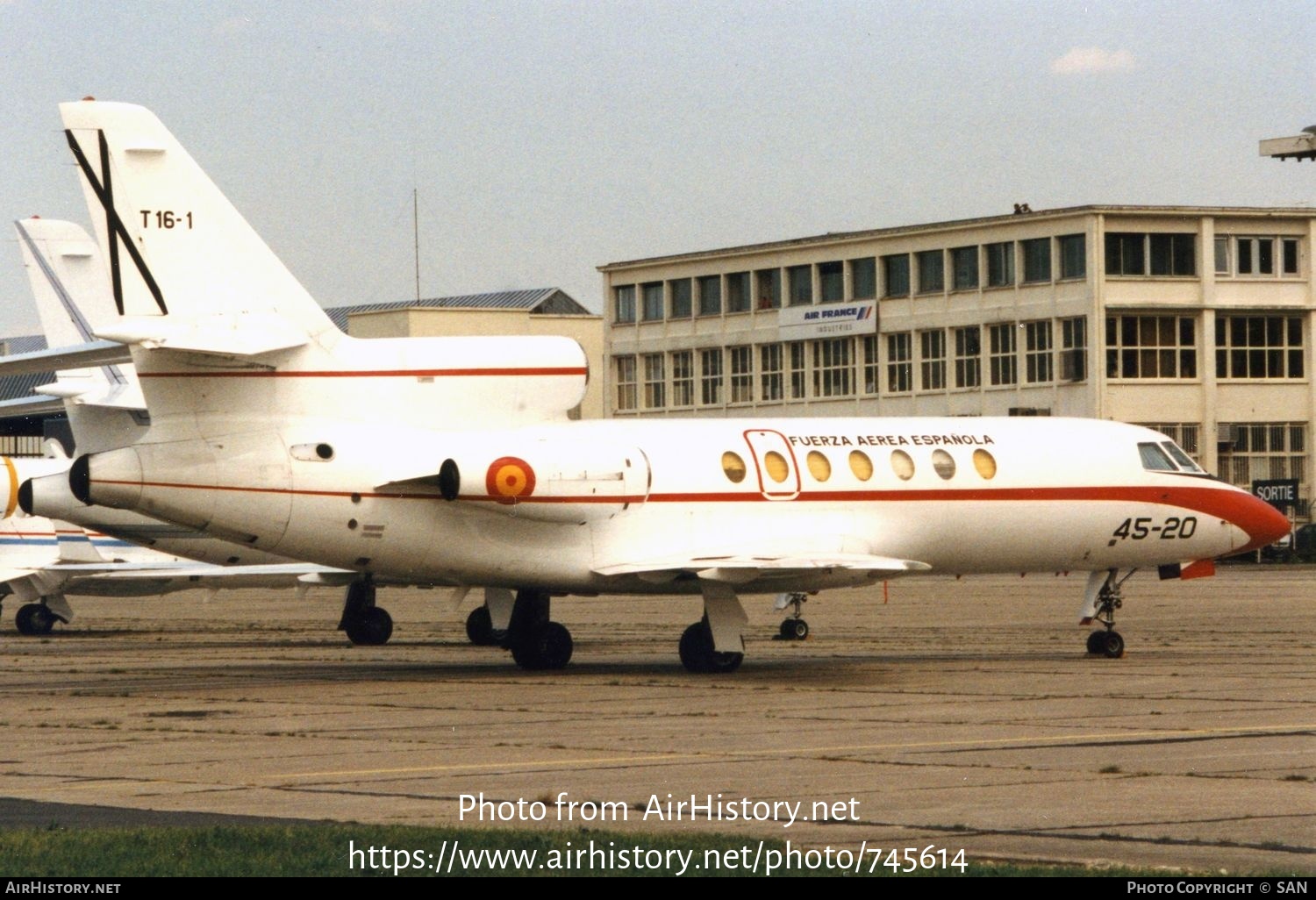 Aircraft Photo of T.16-1 | Dassault Falcon 50 | Spain - Air Force | AirHistory.net #745614