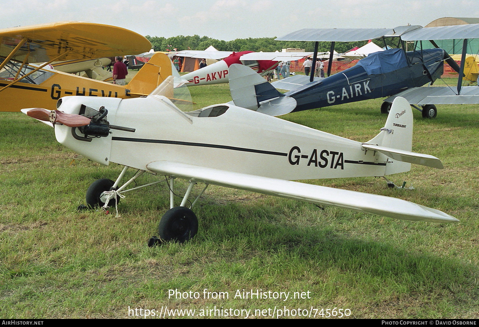 Aircraft Photo of G-ASTA | Druine D-31 Turbulent | AirHistory.net #745650