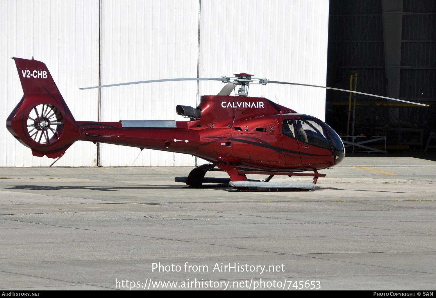 Aircraft Photo of V2-CHB | Airbus Helicopters EC-130B-4 | Calvinair | AirHistory.net #745653