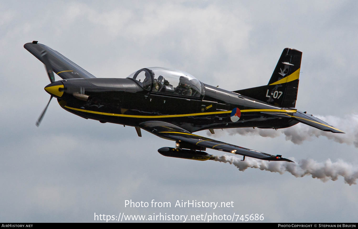 Aircraft Photo of L-07 | Pilatus PC-7 | Netherlands - Air Force | AirHistory.net #745686