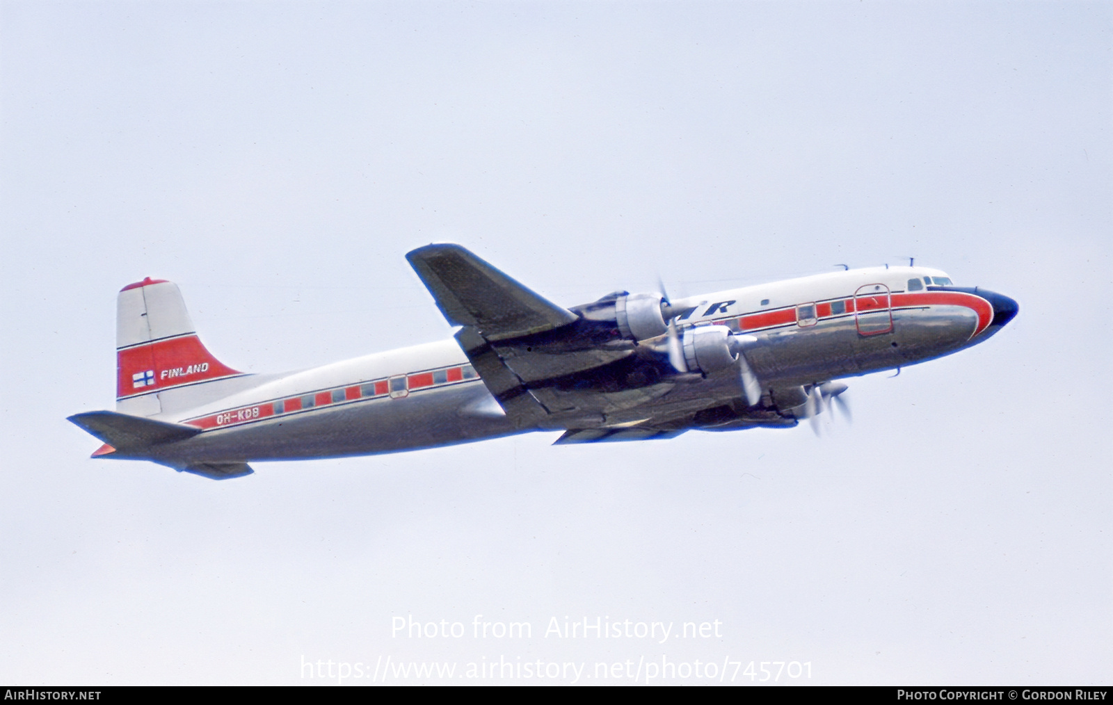 Aircraft Photo of OH-KDB | Douglas DC-6B | Kar-Air | AirHistory.net #745701