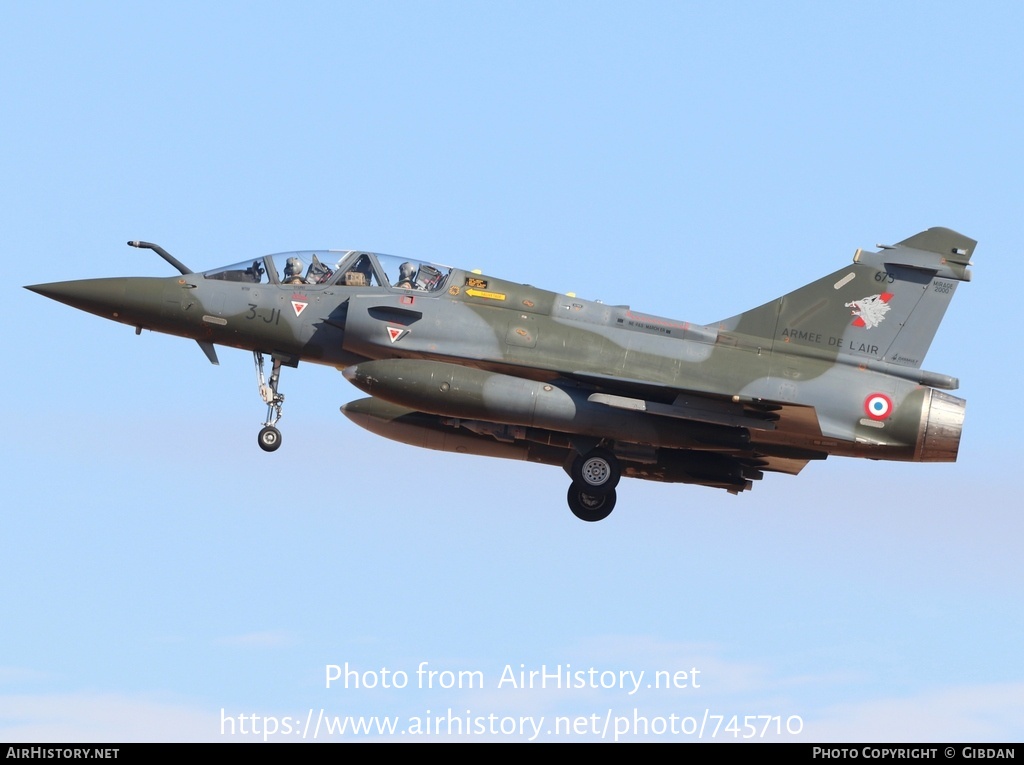 Aircraft Photo of 675 | Dassault Mirage 2000D | France - Air Force | AirHistory.net #745710