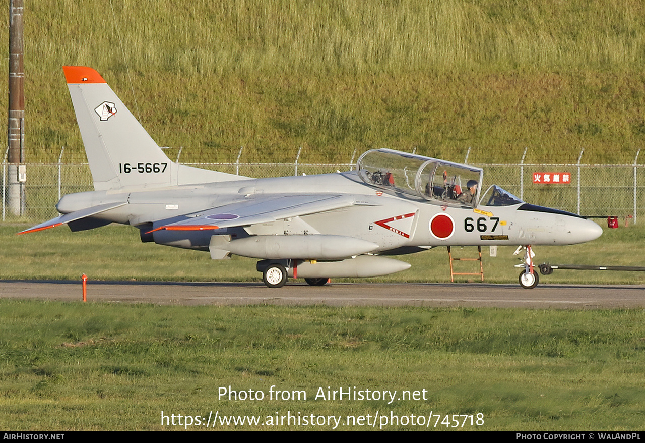 Aircraft Photo of 16-5667 | Kawasaki T-4 | Japan - Air Force | AirHistory.net #745718