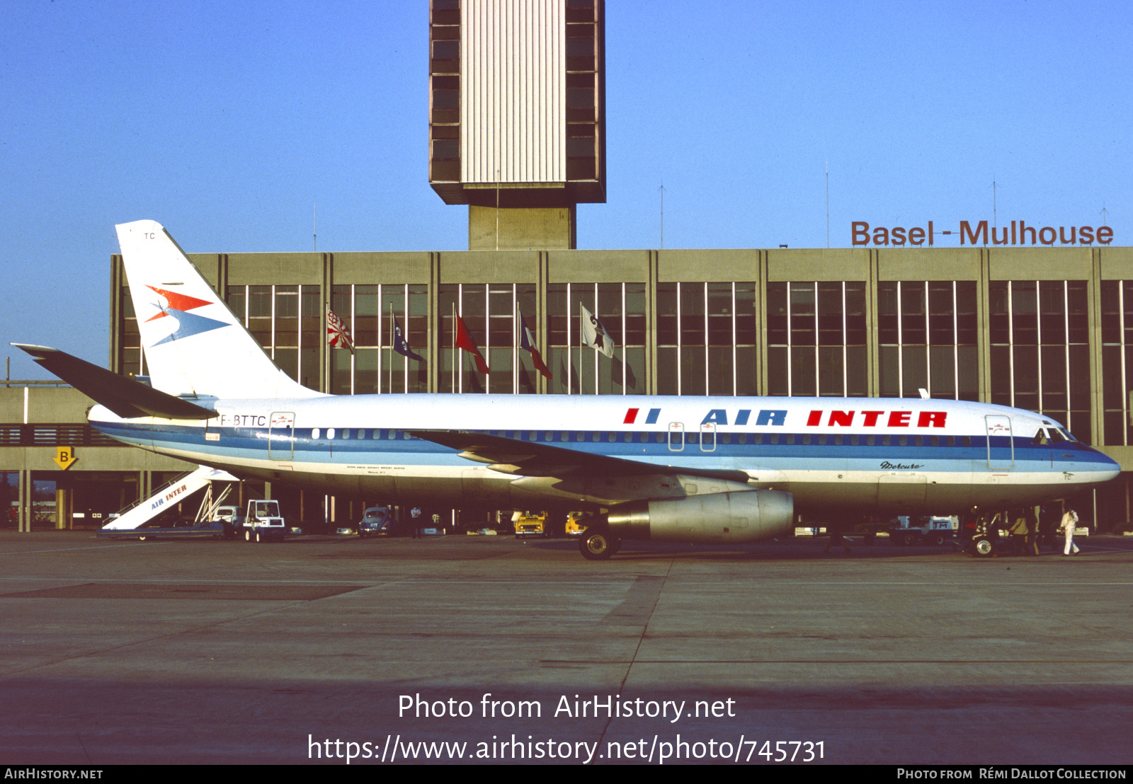 Aircraft Photo of F-BTTC | Dassault Mercure 100 | Air Inter | AirHistory.net #745731