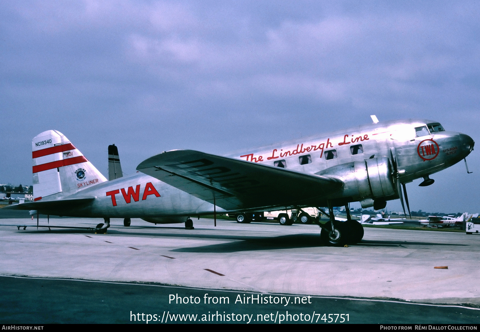 Aircraft Photo of N1934D / NC1934D | Douglas DC-2-118B | TWA - Transcontinental and Western Air | AirHistory.net #745751