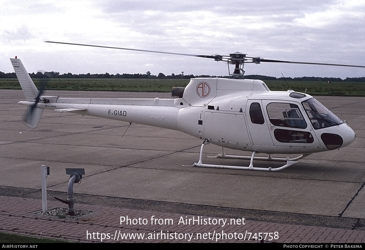 Aircraft Photo of F-GIAD | Aerospatiale AS-350B Ecureuil | Alain Delon | AirHistory.net #745758