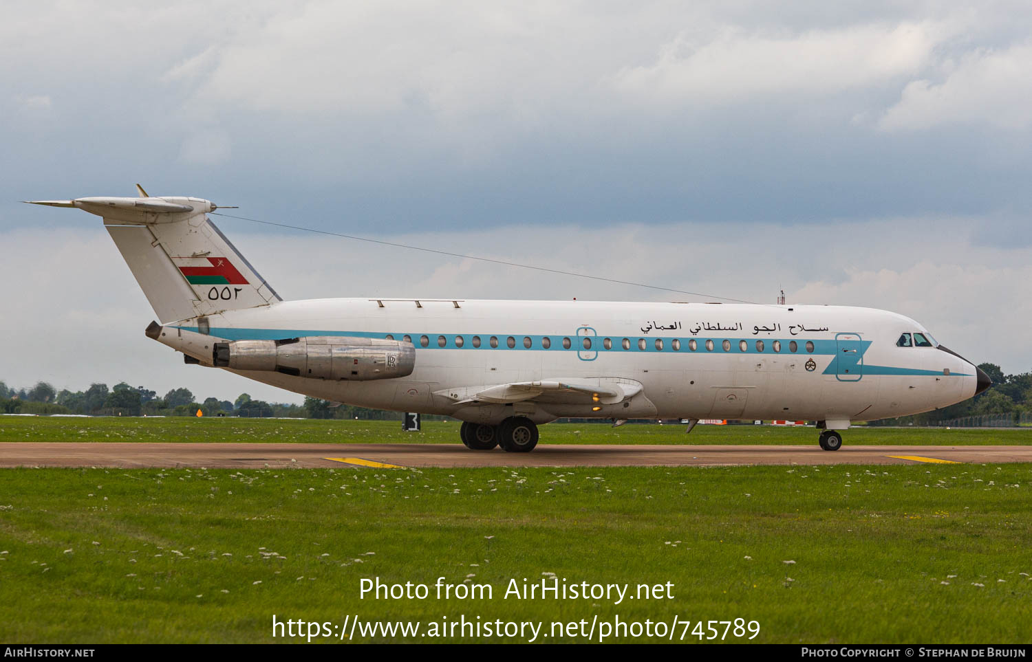 Aircraft Photo of 552 / ٥٥٢ | BAC 111-485GD One-Eleven | Oman - Air Force | AirHistory.net #745789