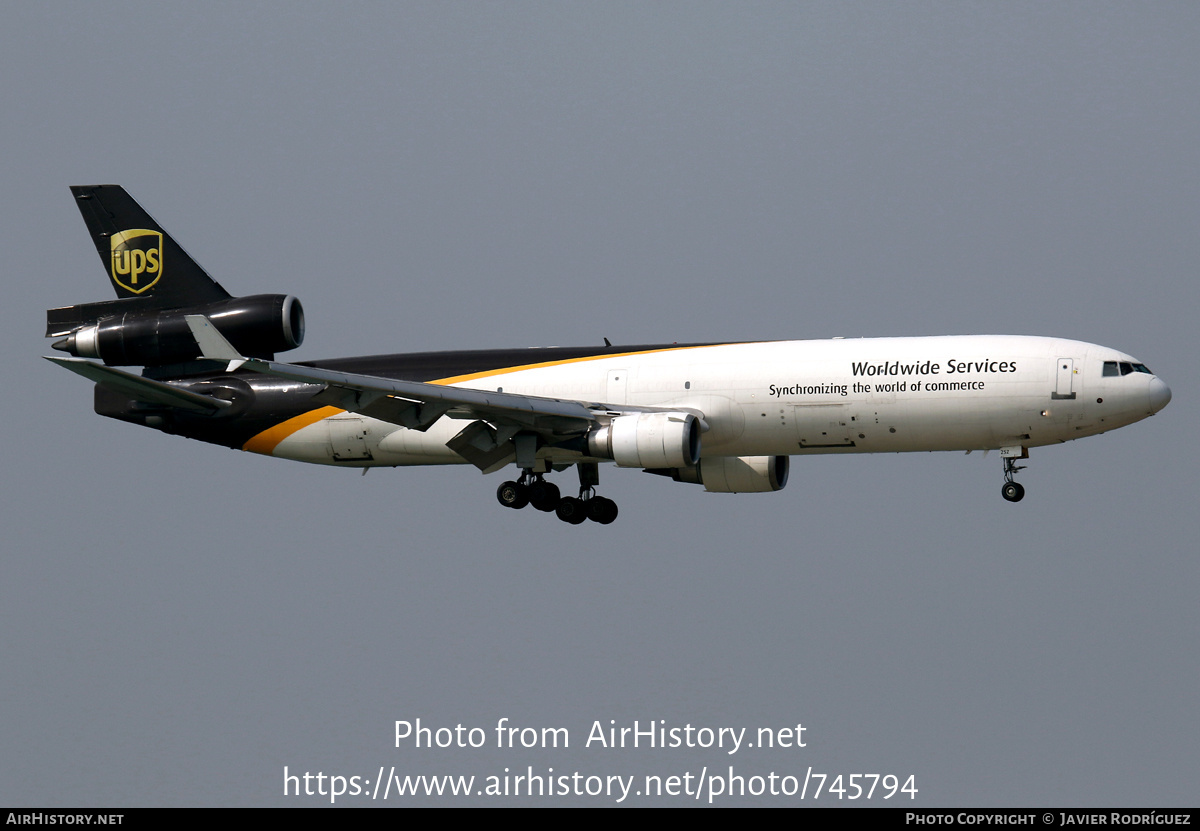 Aircraft Photo of N252UP | McDonnell Douglas MD-11/F | United Parcel Service - UPS | AirHistory.net #745794