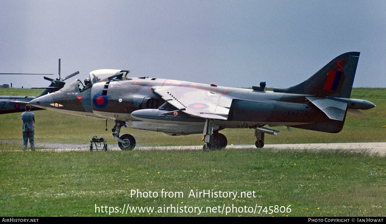 Aircraft Photo of XV778 | Hawker Siddeley Harrier GR1 | UK - Air Force | AirHistory.net #745806