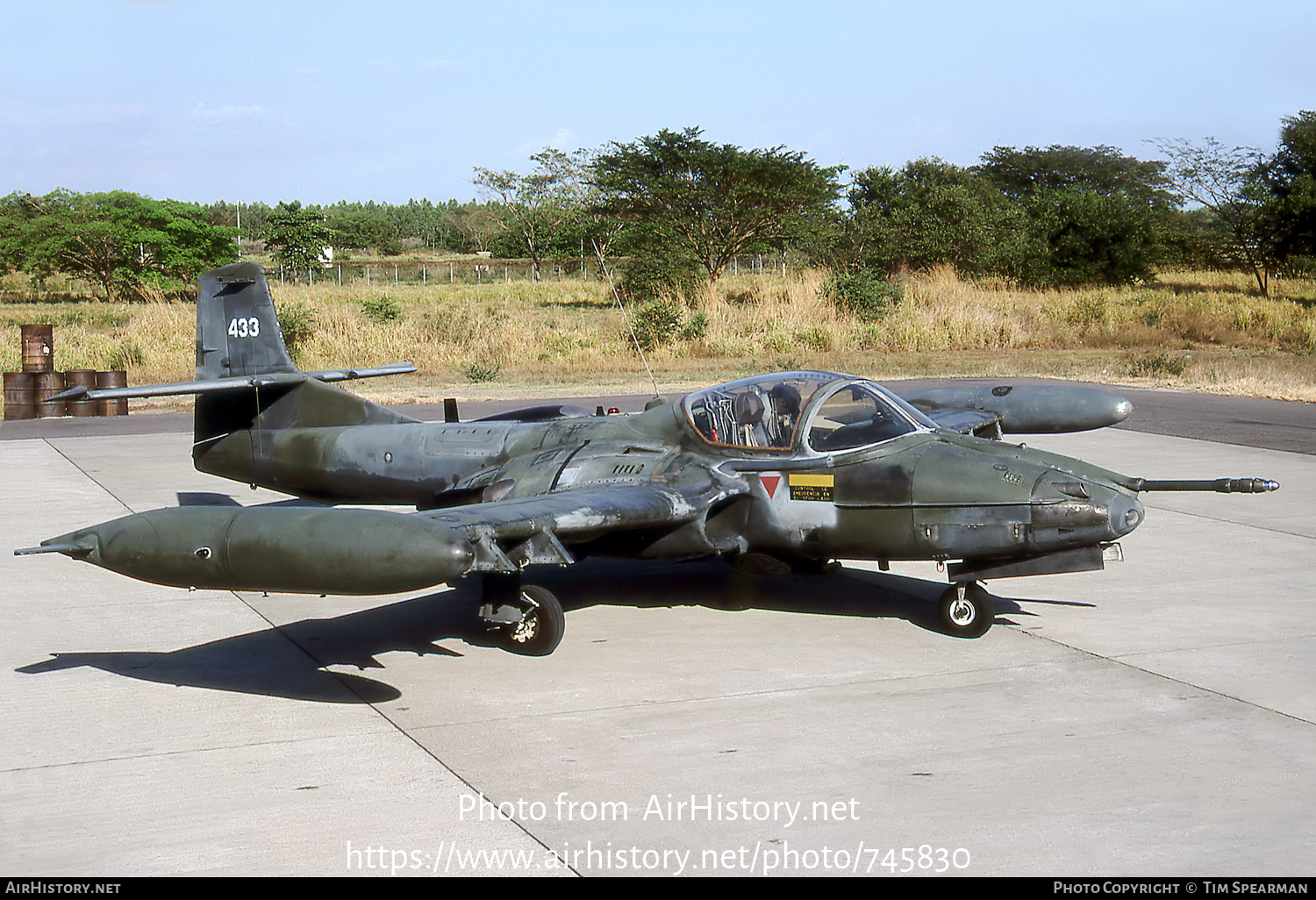 Aircraft Photo of 433 | Cessna OA-37B Dragonfly (318E) | El Salvador - Air Force | AirHistory.net #745830